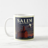 Vintage Salem Massachusetts Kaffeetasse (Links)