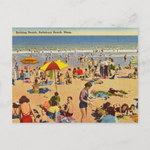 Vintage, Salisbury Beach, Massachusetts Postkarte