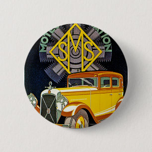 Vintage Salmson Automobilwerbung Button
