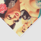 Vintage Salsa-Buttone Seidenpapier (Ausschnitt)