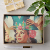 Vintage Salsa-Buttone Seidenpapier (Geschenk)