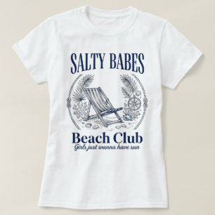 Vintage Salty Babes Beachclub T-Shirt