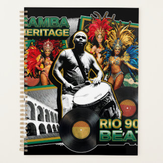 Vintage Samba Kultur Erbe Rio de Janeiro Planer