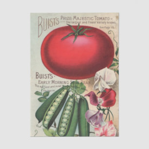 Vintage-Samenkatalog Buist's Company Seidenpapier