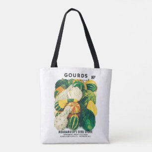 Vintage-Samenpaket-Kunst, gemischte Kürbisse Tasche