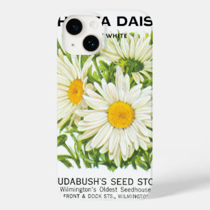 Vintage-Samenpaket-Kunst, Shasta-Marguerite-Blumen Case-Mate iPhone 14 Hülle