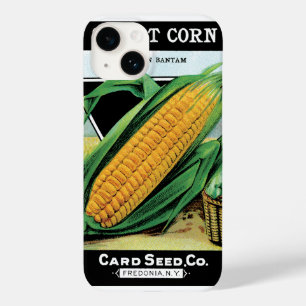 Vintage-Samenpaket-Label-Kunst, Süßer Gelber Mais Case-Mate iPhone 14 Hülle