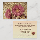 Vintage Sammlerstücke Visitenkarte (Vorne/Hinten)