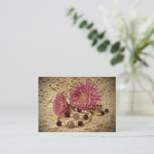 Vintage Sammlerstücke Visitenkarte (Stehend Vorderseite)