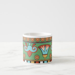 Vintage Sammlung ägyptischer Ornamente Espressotasse