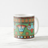 Vintage Sammlung ägyptischer Ornamente Kaffeetasse (VorderseiteRechts)