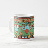 Vintage Sammlung ägyptischer Ornamente Kaffeetasse (Vorderseite Links)