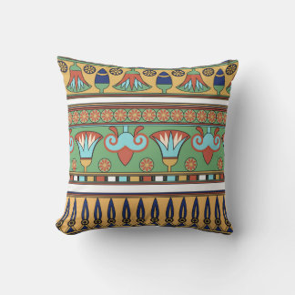 Vintage Sammlung ägyptischer Ornamente Kissen