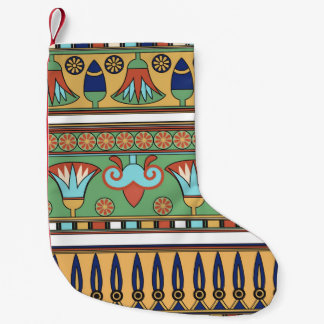 Vintage Sammlung ägyptischer Ornamente Kleiner Weihnachtsstrumpf
