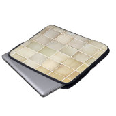 Vintage Sammlung: altes Set. Laptopschutzhülle (Vorne Knopf)
