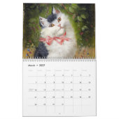 Vintage Sammlung Niedlicher Kätzchen Kalender (Mär 2027)