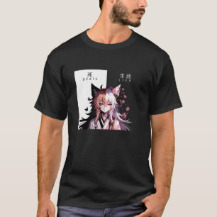 Vintage-Samurai-Katzenkrieger japanischer Ninja-Ka T-Shirt