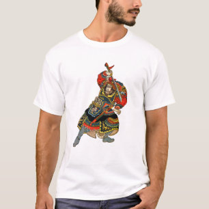 Vintage-Samurai-Krieger asiatische Kunst T-Shirt