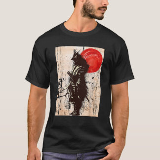 Vintage-Samurai-Krieger Bushido-Code Japanisches S T-Shirt