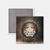Vintage Samurai-Magnet Emoji Magnet (Vorderseite/Rückseite)