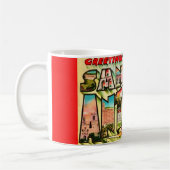 Vintage San Antonio Postcard Mug Kaffeetasse (Links)