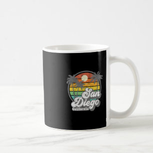 Vintage San Diego Beach Kalifornien Surfen Retro S Kaffeetasse