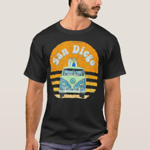 Vintage San Diego Hippie Van Strand Surfer T-Shirt