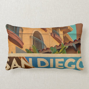 Vintage-San Diego-Rücken-Kissen Lendenkissen