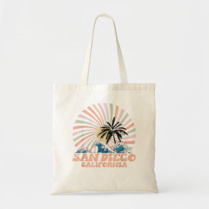 Vintage San Diego Strand Kalifornien Surfen Retro Tragetasche