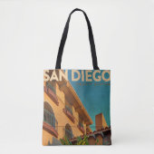 Vintage San Diego Tote Bag Tasche (Vorderseite)