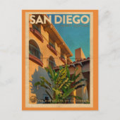 Vintage San Diego Travel Postkarte (Vorderseite)