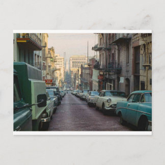 Vintage San Francisco Commercial Street at Keary Postkarte