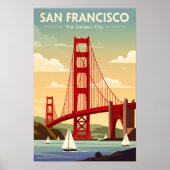 Vintage San Francisco Poster (Vorne)