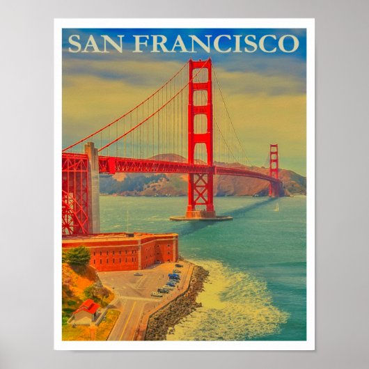 Vintage San Francisco Poster (Vorne)