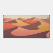 Vintage Sand Waves Schreibtischunterlage (Vorderseite)