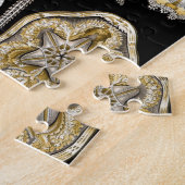 Vintage SandDollars Sea Urchins von Ernst Haeckel Puzzle (Seite)