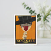 Vintage Sandeman Ad Feiertagskarte (Stehend Vorderseite)
