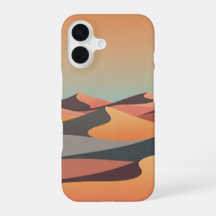 Vintage Sandy Düne  iPhone 16 Hülle