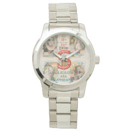 Vintage Sängernähmaschine Armbanduhr