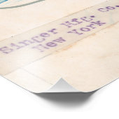 Vintage Sängernähmaschine Fotodruck (Ecke)