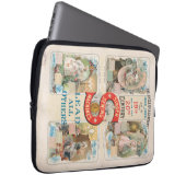 Vintage Sängernähmaschine Laptopschutzhülle (Vorne Rechts)