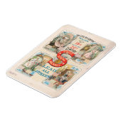 Vintage Sängernähmaschine Magnet (Linke Seite)