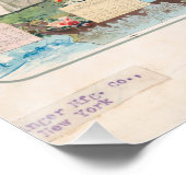 Vintage Sängernähmaschine Poster (Ecke)