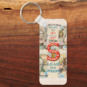 Vintage Sängernähmaschine Schlüsselanhänger (Vorderseite)