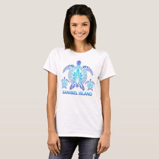 Vintage Sanibel Island Florida FL Schildkröten-Sou T-Shirt
