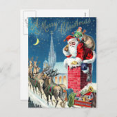 Vintage Sankt am Weihnachten (Vorne/Hinten)