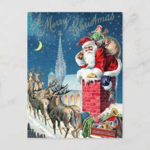 Vintage Sankt am Weihnachten