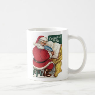 Vintage Sankt, die eine Listen-Schale herstellt Kaffeetasse