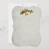 Vintage Sankt, die Geschenke holt Feiertagskarte (Rückseite)