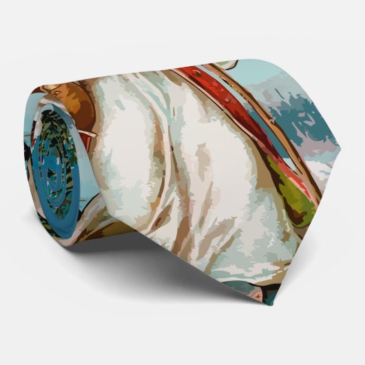 Vintage Sankt Krawatte (Gerollt)